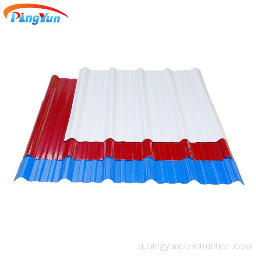 Tấm lợp PVC bằng nhựa hình thang cho các ngành công nghiệp